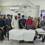 মাধবপুর স্বাস্থ্য কমপ্লেক্স: দুইশ সিজারিয়ান অপারেশন করে কেক কেটে উদযাপন